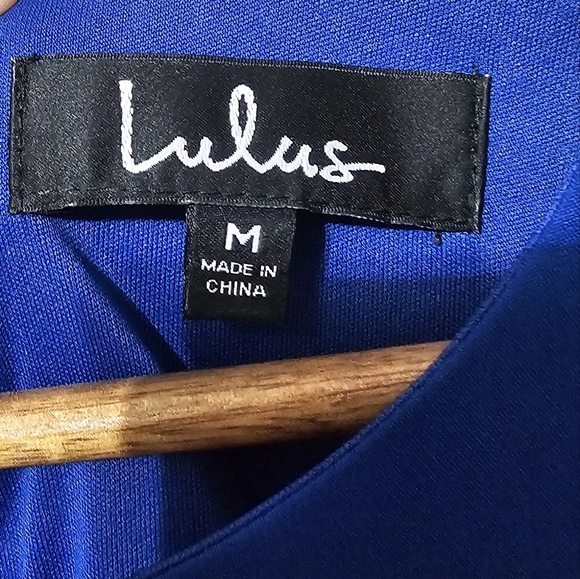 Lulus “Just Us” Royal Blue Skater Dress – Size M - Picture 9 of 10